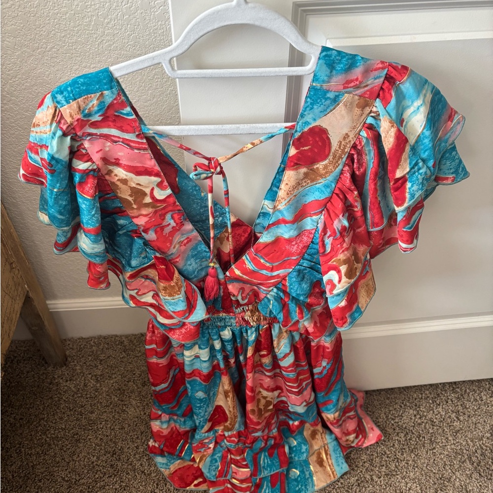 Vibrant Multicolor Women's Top